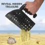 Sand-Seeking Tool Set Hourglass & Shovel Plastic Metal Detector Sand Scoop Shovel Set Beach Gold Dig Filter Tool For Underground Metal Treasure Detect