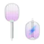4 in 1Foldable Electric Mosquito Swatter with Portable UV Light Trap 5W Power and Dual Safety Switch Features USB Rechargeable Pest Control for Home and Outdoor Use