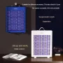 AGSIVO Cordless High Power Electric Mosquito Bug Zapper Mosquito Killing Lamp with Rechargeable Battery for Indoor and Outdoor