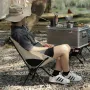 AGSIVO Outdoor Portable Collapsible Camping Chair Foldable Garden Beach Chair with Storage Bag For Indoor and Outdoor
