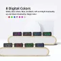AGSIVO LED Digital Alarm Clock with FM Radio / Dual Alarm / Snooze / External USB Charging Port / Dimmable Night Light For Bedroom / Office