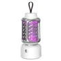 360° Electric Shock Mosquito Killer Lamp USB Charging Portable Household Electric Mosquito Killing Photocatalyst Outdoor Camping Dual Lighting Modes