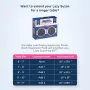 100x60cm Dining Table Rotating Tray Desktop Rotating Storage Rack with 8 Turntable Sets