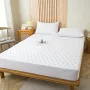 Waterproof Fitted Sheet in Multiple Sizes and Colors Sturdy Mattress Cover with TPU Cotton Non-Woven Microfiber Easy to Fit Elastic Band Ideal for Home and Bedroom Use