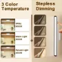 USB Rechargeable LED Desk Lamp Stepless Dimming Table Light Magnetic Hanging Lamp Bedroom Bedside Reading Table Lamps