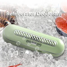 Desodorizador de geladeira, esterilizador de ozônio, purificador de ar, bateria de 1200 mAh com purificação rápida de ar para remoção eficaz de odores e germes