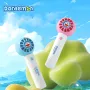 1200Mah Taşınabilir El Şarjlı Ultra Sessiz Ofis Masası Mini Karikatür USB El Tipi Küçük Fan