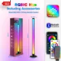 LIXINCORDA Smart LED RGBIC Desktop Lamp Atmosphere Rhythm Pickup Light Bars Bluetooth APP Control Remote Control
