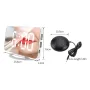 LED Mirror Digital Alarm Clock USB Rechageable Auto Light Sensitive With Alarm Vibrator 2 Alarm Mode