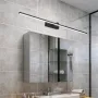 40/60cm LED Wall Lamp Bathroom Mirror Light Cool White Light Indoor Makeup Mirror Lighting Fixture