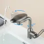 Universal Multifunctional Saucer Faucet Spray Tap Stainless Steel 360 ° Rotation Multi-Layer Filtration Tap With 4 Water Outlet Mode