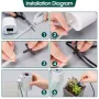12pcs / 8pcs Drippers Automatic Electric Watering Device Water Pump Sprinkler Plant Potted Timing Balcony Watering Device Drip Irrigation System Sprinkler
