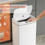 15L Automatic Trash Can with Smart Sensor Easy Fast Packing Non-contact Trash Can with Lid Waterproof Sensor Trash Can for Kitchen Bathroom Office
