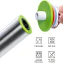 Rolling Pin Kitchen Tool Stainless Steel Adjustable For Baking Pasta Pizza Pie 4 Different Adjustable Thickness