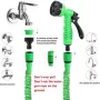 Flexible Garden Hose Set 7-Function Spray Gun Hose Expandable High Pressure Car Wash Hose 7 Water Spray Functions Water Gun for Home Garden Watering Hose