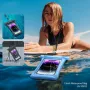7-Inch IPX8 Floating Airbag Waterproof Phone Bag Case For IPhone 13 12 Xiaomi Universal Swimming Underwater Diving Phone Pouch Bag Case