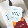 Digital Alarm Clock 12/24H Electronic Alarm Clock Voice-activated Backlight Temperature Humidity Nightlight Table Clocks with Snooze Function