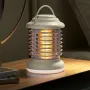 USB Rechargeable Mini LED Mosquito Killer Lamp UV Phototronic Trap & Electric Shock Zapper Portable 1200 mAh Battery Indoor/Outdoor