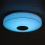 33CM 100W bluetooth WIFI LED Ceiling Light RGB Music Speaker Dimmable Lamp APP Remote Control 110-245V