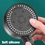 High Pressure 8 Modes Boosted Shower Head Portable Rainfall Hoses Bathroom Bracket Bathroom Sets