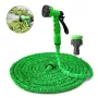 Flexible Garden Hose Set 7-Function Spray Gun Hose Expandable High Pressure Car Wash Hose 7 Water Spray Functions Water Gun for Home Garden Watering Hose