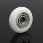 10pcs Nylon Plastic Carbon Steel Bearings Pulley Wheels Embedded Ball Bearings 5*23*7mm