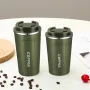 Smart LED Display Stainless Steel Thermos Bottle for Coffee 380ml/510ml Eco-Friendly Versatile Thermal Cup for Business/Travel with Real-Time Temperature Reading