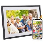 Frameo 10.1\\ HD IPS HD Touch Screen Digital Photo Frame WiFi Cloud Frame Digital Picture Frame 32GB Smart WiFi Digital Photo Frame with 1280x800 Wall Mountable