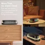 3 in 1 LED Symphony Night Lights Digital Clock Display 15W Wireless Charging Mobile Phone Holder Adjustable Brightness Bedroom Night Light
