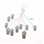 1 Set Garden Automatic Irrigation Device Horticulture Irrigation System with 10 Dripper Greenhouse Balcony Pot Plant Accessories Drip Irrigation Device