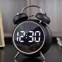 Metal Bell Powerful Wake-Up Alarm Clock Electronic Intelligent Loud Volume Student-Specific Wake-Up Artifact Super Loud Large Digital Display