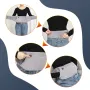 Heated USB Waist Belt 3 Adjustable Temperatures Warm Waist Belt Electric Heating Waist Belt Can Warm Hands Waist And Stomach Plush Belt To Keep Warm In Winter
