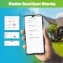 Rainpoint Sprinkler Timer WIFI / bluetooth Smart Water Timer Remote Control Wireless Hose Faucet Timer for Garden Irrigation System Controller Irrigation Timer Automatic Watering Device