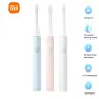 Xiaomi Mijia T100 Sonic Electric Toothbrush Rechargeable IPX7 Waterproof 16500 rpm High Frequency Vibration 30 Days Endurance Lightweight Travel Ready Blue White Pink