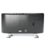 LED Mirror Digital Alarm Clock USB Charging Brightness Adjustable 10 Music Option Power off Memory Function