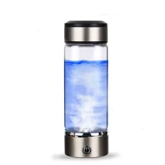 IPRee® 420 ml-es titán hidrogénben gazdag vizes palack USB ionizátor antioxidáns készítő szárítópohár