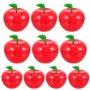 10PCS 6x5cm Christmas Candy Box Apple Shape Wedding Candy Box Christmas Fillable Decorative Ball Candy Gift Wrapping Gift