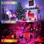 LIXINCORDA 5m~20m Smart RGBIC LED String Lights Music Sync IP68 Waterproof APP/Remote/Voice Control With Alexa/Google Christmas Decoration