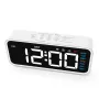 Daylight Saving Time LED Digital Alarm Clock with Voice Control Smart High-Definition Mirror Snooze Electronic Clock