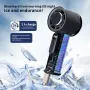 Handheld 100 Wind Speed Ice Cooling Fan USB Small Desktop Portable Cooling High Speed Long Endurance Fan With LED Digital Display