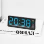 Mini Digital Table Clock LED Alarm Clock Temp 5 Levels Adjustable Brightness 12/24H Bedroom Electronic Desktop Clock Home Decor