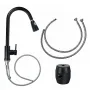 Kitchen Sink Faucet 360°Swivel Pull Out Water Tap Deck Mounted Cold Hot Mixer With Hose