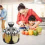 7Pcs Set Rotating Base Spice Seasoning Jar Set Kitchenware Creative Multifunctional Rotating Glass Spice Box Jars Set for Spices Pepper