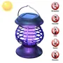 Solar Powered Mosquito Killer Lamp IP65 Waterproof Auto On/Off Portable Outdoor Bug Zapper