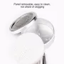 High Pressure Anion Aluminum Shower Head Water Saving Filter Blue/Red/Silver