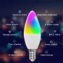 LIXINCORDA E14 Smart Bulb Tuya Wifi Candle Lamp APP Remote Control LED Bulb WiFi 2.4GHz Supports Alexa Google Assistant Voice Control