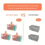 3pcs Extra Large 92L Heavy Duty Clear Moving Bags with Fixed Shoulder Strap Zipper Closure Foldable Water and Stain Resistant Stylish Storage Tote Bag Perfect for Going Out