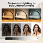 Janolia Half Moon Light для маникюрного стола 29 дюймов Лампа для маникюрного стола 7 цветовых режимов 10 уровней яркости для татуировок/ресниц/маникюра/спа/салона/макияж