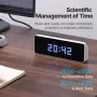 Ulanzi TC001 Smart Pixel Clock Youtube Followers Simultaneous Pixelated Message Display Smart Desktop Clock