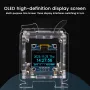0.96 Inch ESP8266 Mini Weather Forecast Clock OLED Display Electronic Clock Diy Kit Support 2.4G Wifi Network With Case Fun Diy Soldering Loose Parts